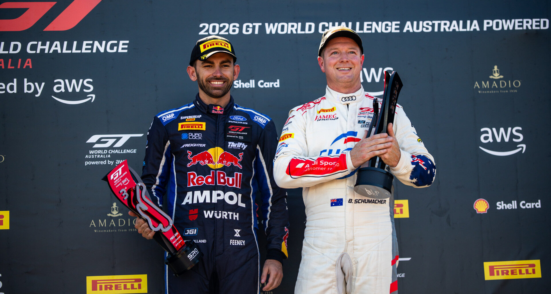 Broc Feeney and Brad Schumacher lose Phillip Island podium for GT clash
