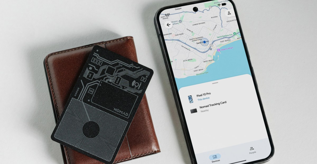 Nomad now offers a Google version of its ultra-thin tracking card.
