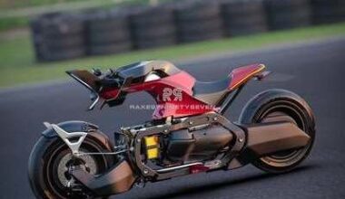 Designer Radite Octavanka's Wild Forkless Yamaha Scooter