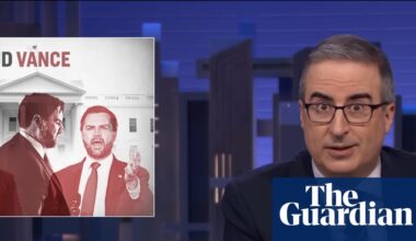John Oliver on JD Vance: ‘He’s become the archetype of the hyper-online conservative troll’ | John Oliver
