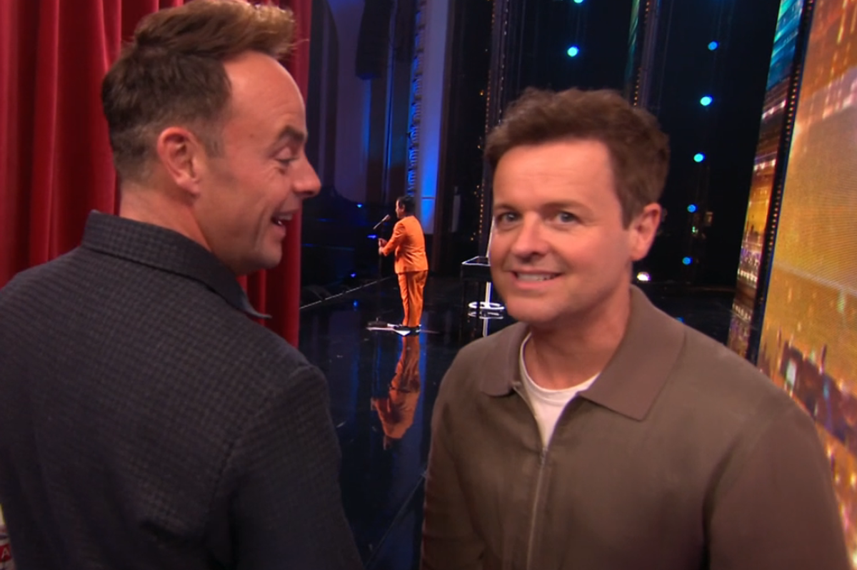 Ant and Dec were back to host BGT