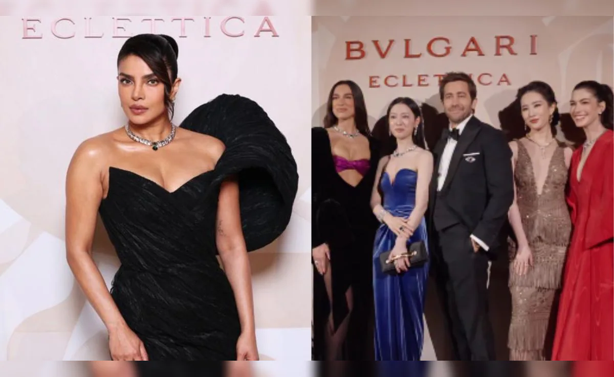 Priyanka Chopra Steals The Show At Bvlgari Event In Milan With Anne Hathaway And Dua Lipa