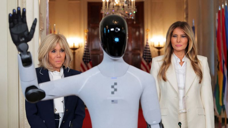Melania Trump brings an AI-powered robot to the White House — and says there could be more of them soon