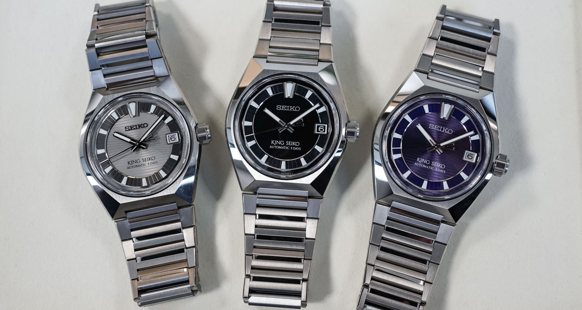 The new King Seiko Vanac Titanium Collection