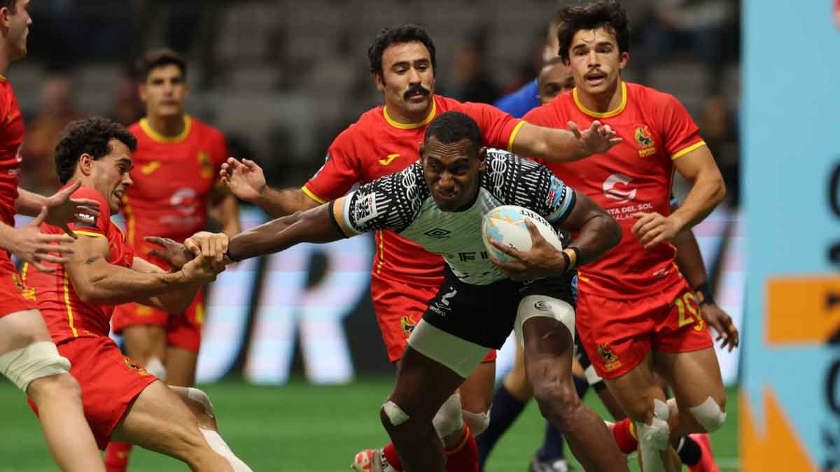 Fiji to play Australia for 3rd place at 11.20am after going down 24-17 to Spain