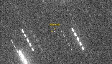 Asteroid 2026 CQ3. Credit: Filipp Romanov/The Liverpool Telescope.