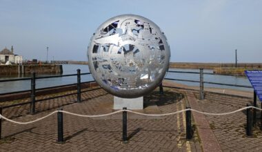 Maryport's iconic Alauna Aurora sculpture has been restored
