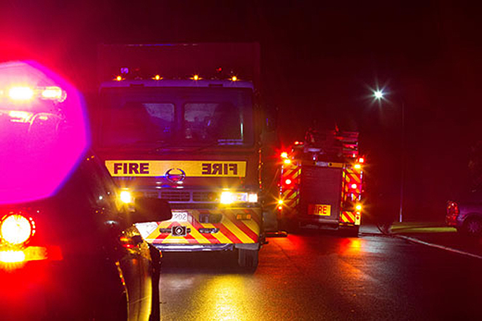 SunLive - Crews battle BOP house fire