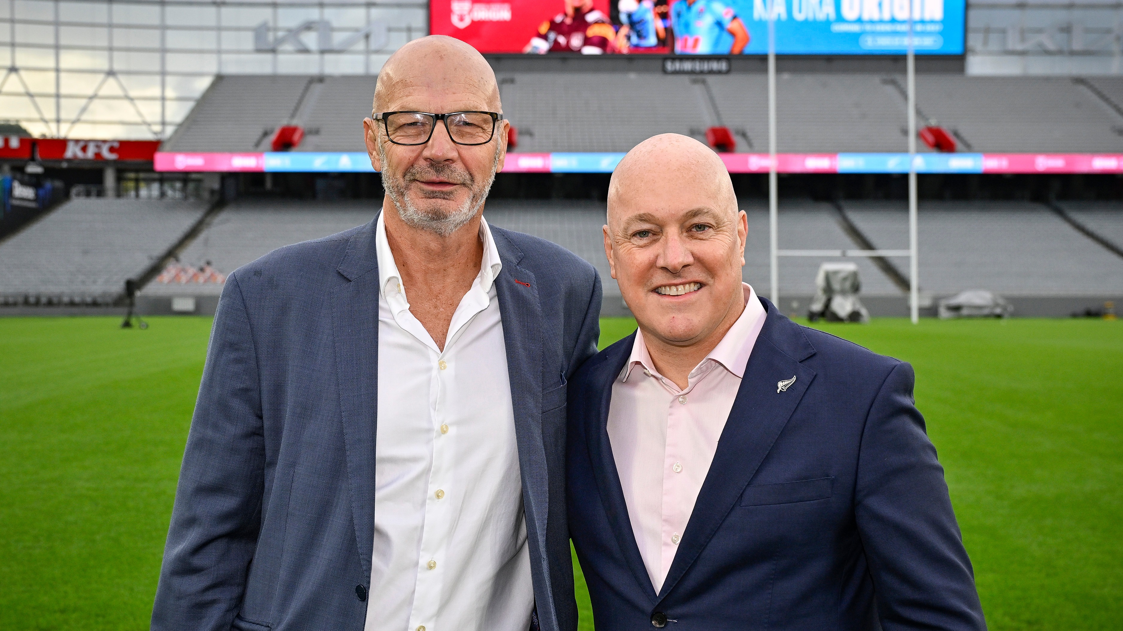 Greg Peters with New Zealand Prime Minster Christoper Luxon