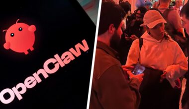 At a lobster-themed event for AI enthusiasts, exuberance with a side of cocktail sauce