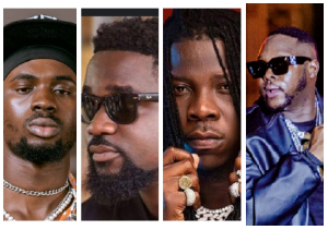 Black Sherif, Sarkodie, Stonebwoy and Medikal led the nominees list
