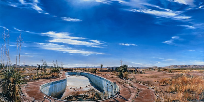 In the "New Horizons" exhibition, paintings like Don Stinson's 2000 work "Lone Star and...