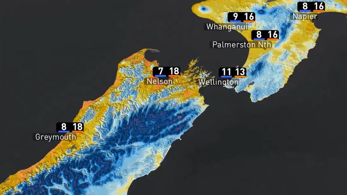 Weather: Cold snap hits New Zealand with strong southerlies and below-average temperatures