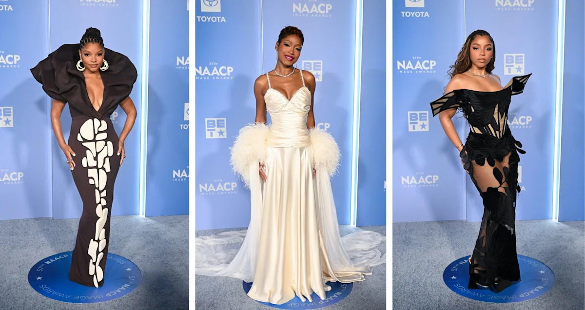 Black and White Style Is Trending on NAACP Awards 2026 Red Carpet