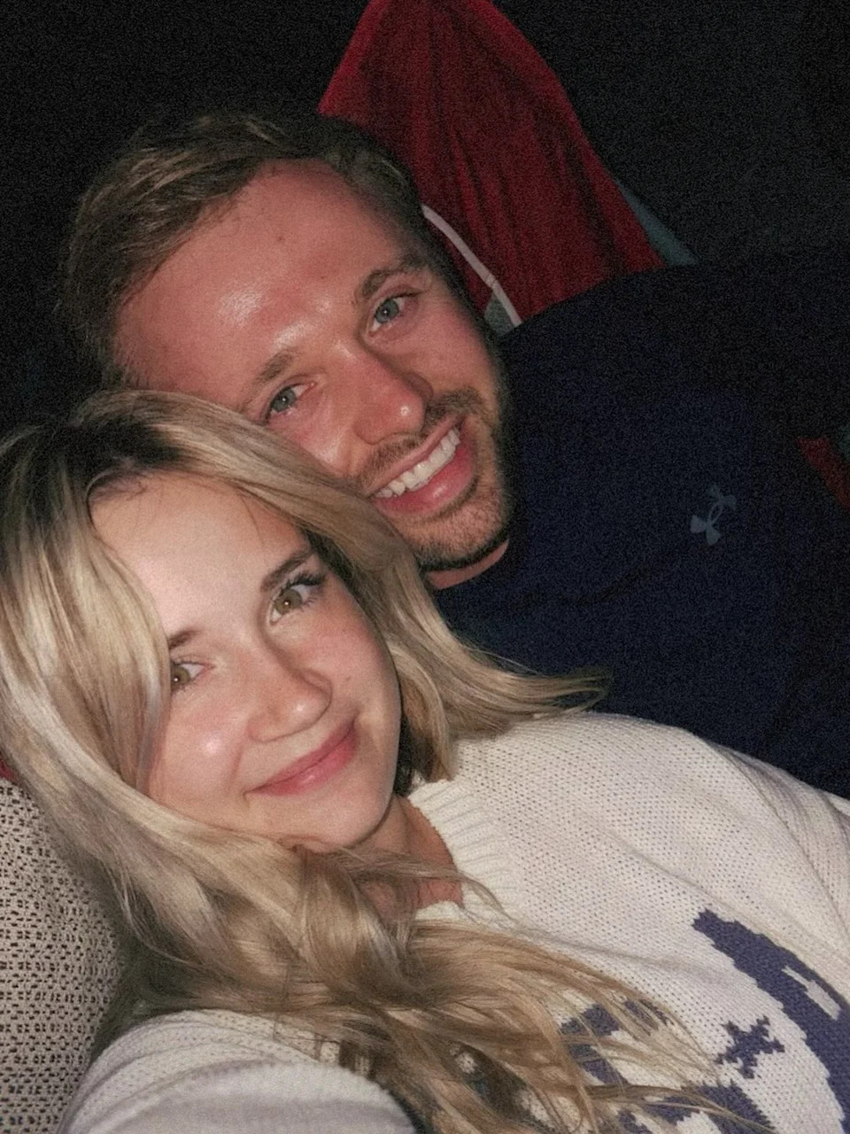 Jason Duggar and his wife Maddie (above in a social media photo) condemned Joseph Duggar’s “vile” alleged sexual abuse. Instagram/@maddiegraceduggar