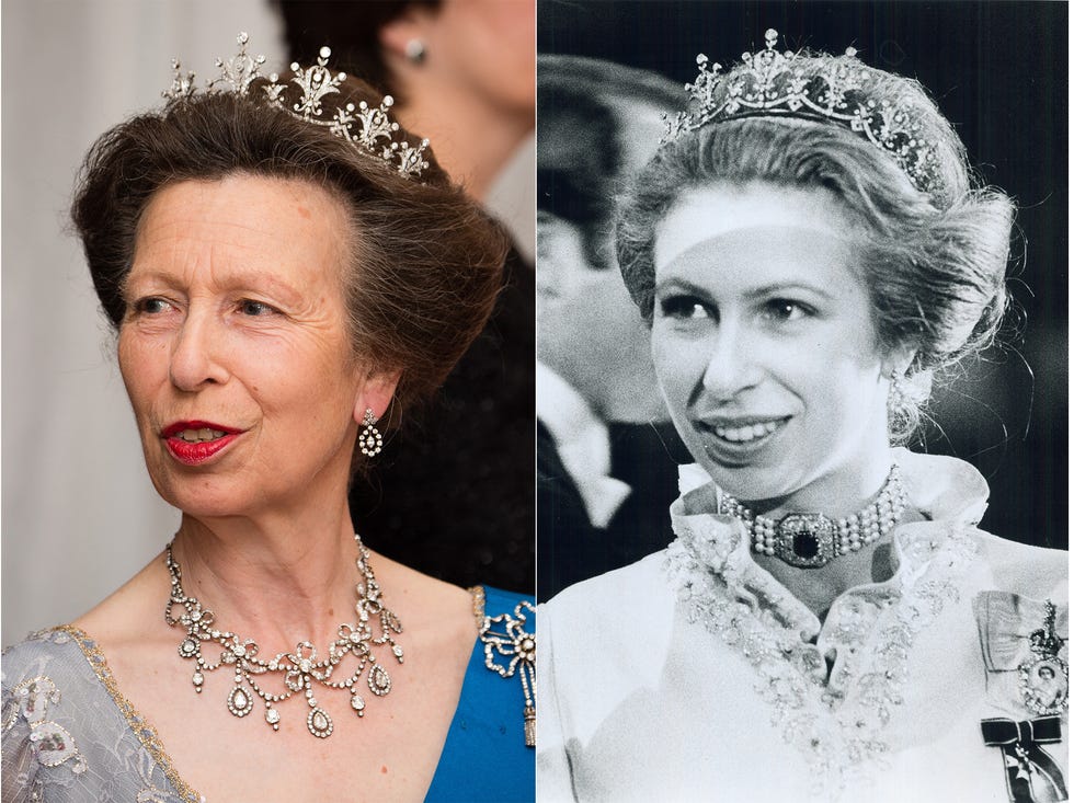 princess anne festoon tiara