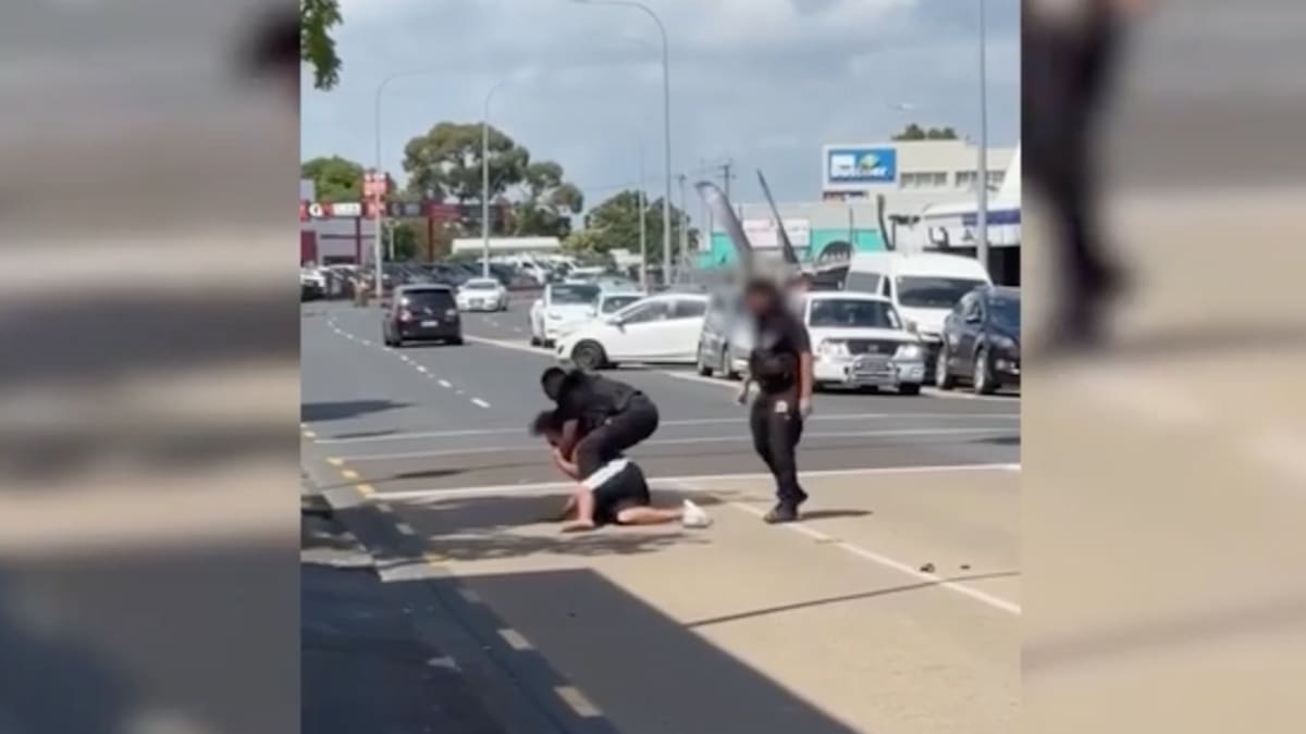 Two charged after man allegedly beaten on ground by security guards