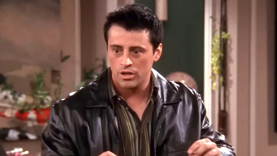 Matt leblanc as joey on friends.