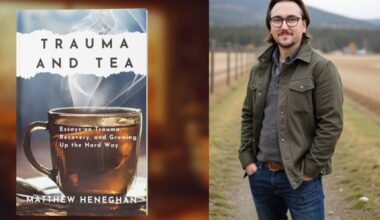 Falkland author Matthew Heneghan recently released his third book, Trauma and Tea: Essays on Trauma, Recovery, and Growing Up the Hard Way. (Photos contributed)