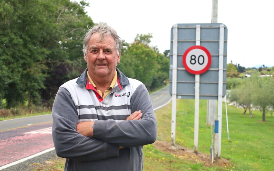 Hadyn Ellis said the jump in speeding tickets indicated that locals were not happy with the road’s new, lower speed.