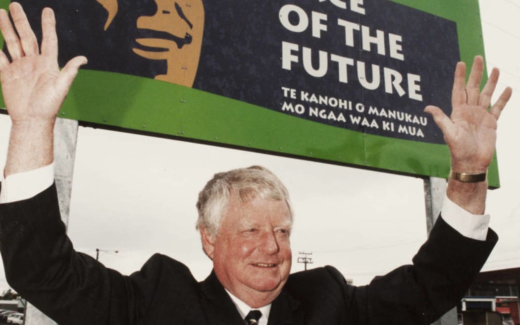 Former Manukau City Council Mayor Sir Barry Curtis (Auckland Libraries Heritage Collections Footprints 03887)