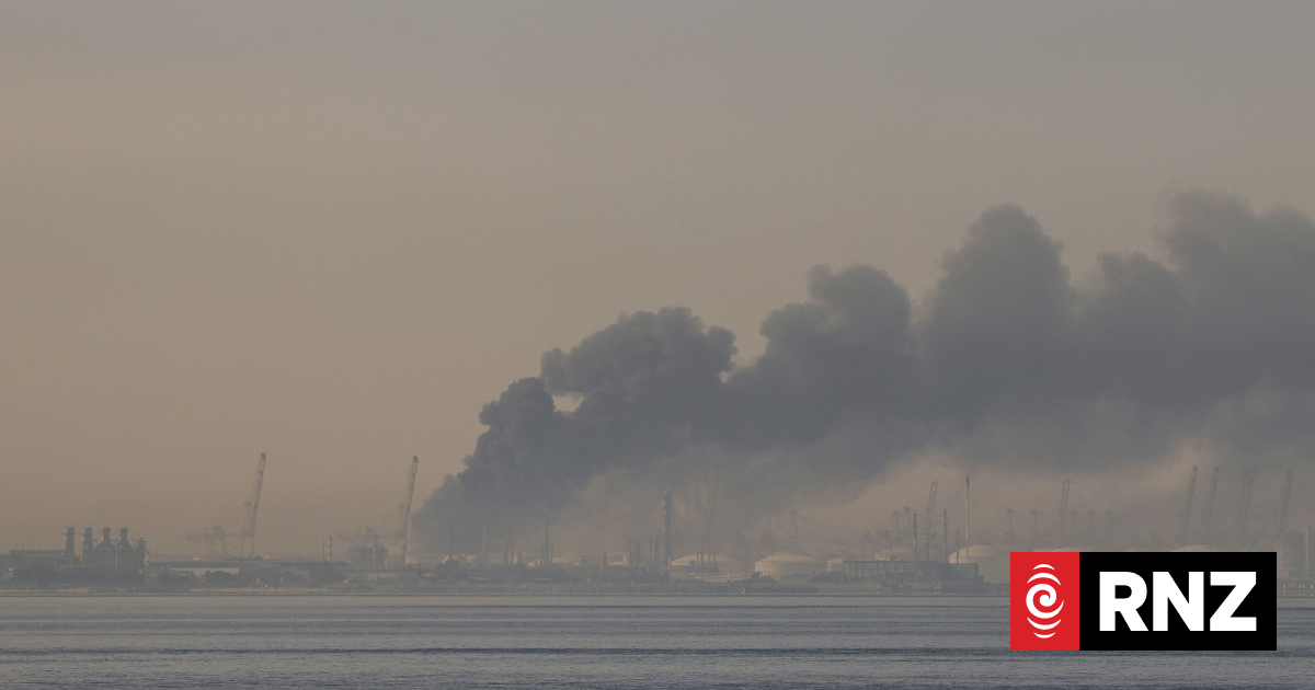 Kuwait says an oil tanker hit in Iranian attack at Dubai port, warns of possible oil spill