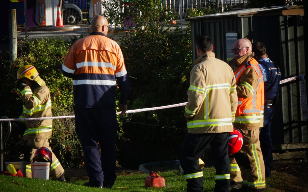 Emergency services respond to sabotaged fuel pipe at Auckland petrol station