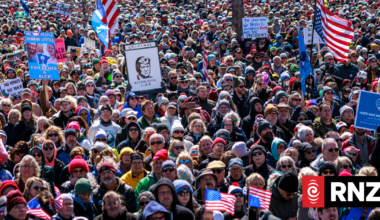 Anti-Trump rallies pop up in thousands of US cities for 'No Kings' protest