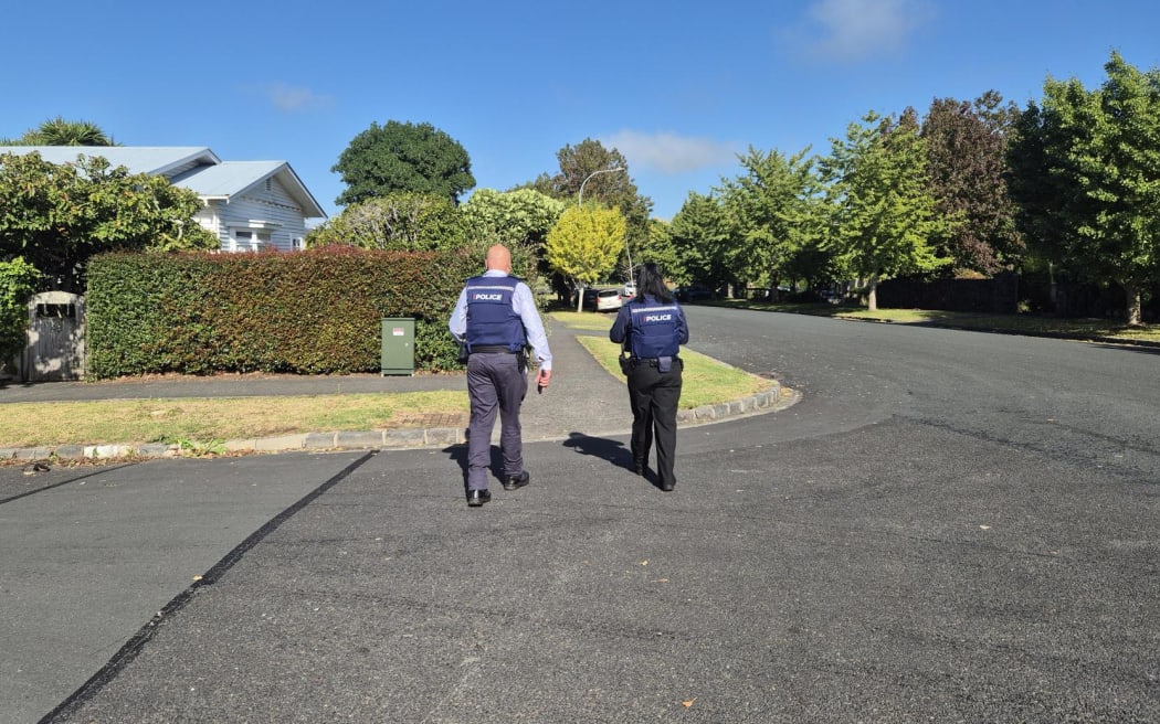Broken glass is on the corner of Springleigh Ave and Jerram Street.