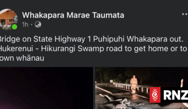 Live weather: More rain, gales for upper North Island, parts of South