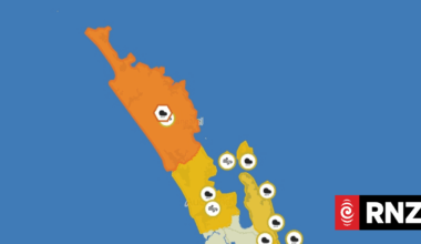 Orange heavy rain warnings issued for parts of North Island