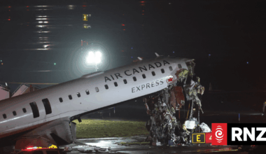 Air Canada Express plane hits ground vehicle at New York's La Guardia airport