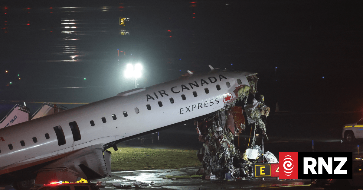 Air Canada Express plane hits ground vehicle at New York's La Guardia airport