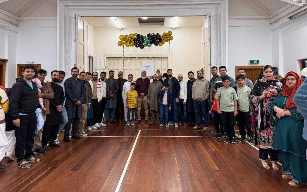 Members of Wellington’s Pakistani community gathered at Ngaio Town Hall on Saturday to celebrate Eid al-Fitr.