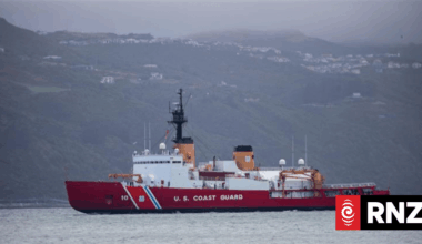 US Coast Guard sails into Wellington harbour