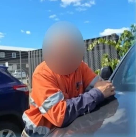 The Waikato man was confronted by the investigator, who then posted a video on social media this week. It has since been removed.