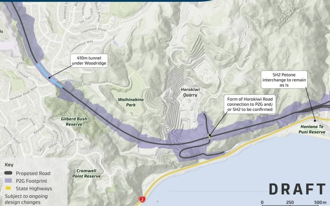 Petone to Grenada road plans