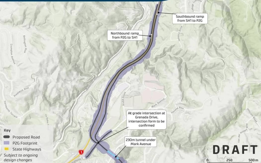 Petone to Grenada road plans