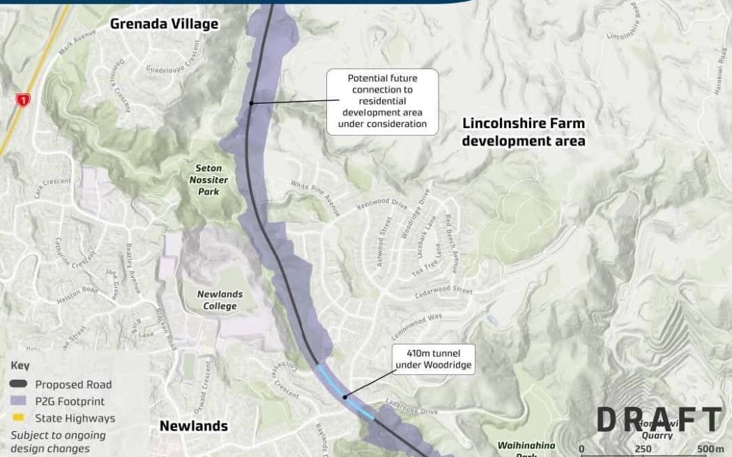 Petone to Grenada road plans