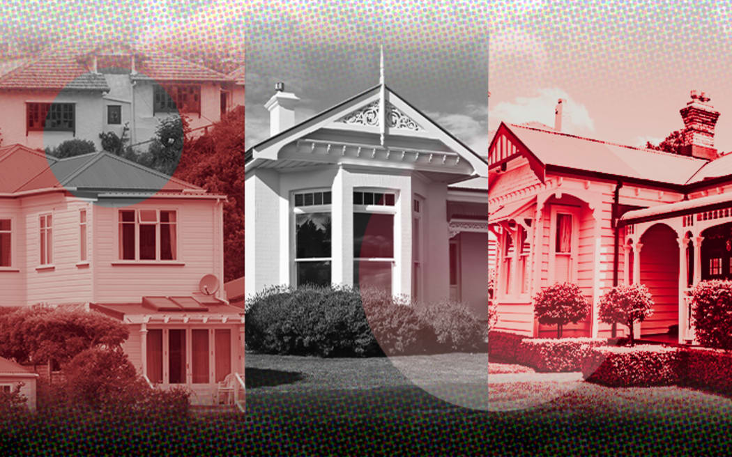 Comoposite graphic of NZ housing