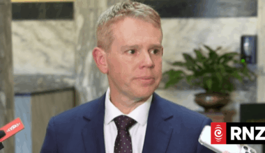 Watch: Labour leader Chris Hipkins holds media conference over ex-wife's allegations