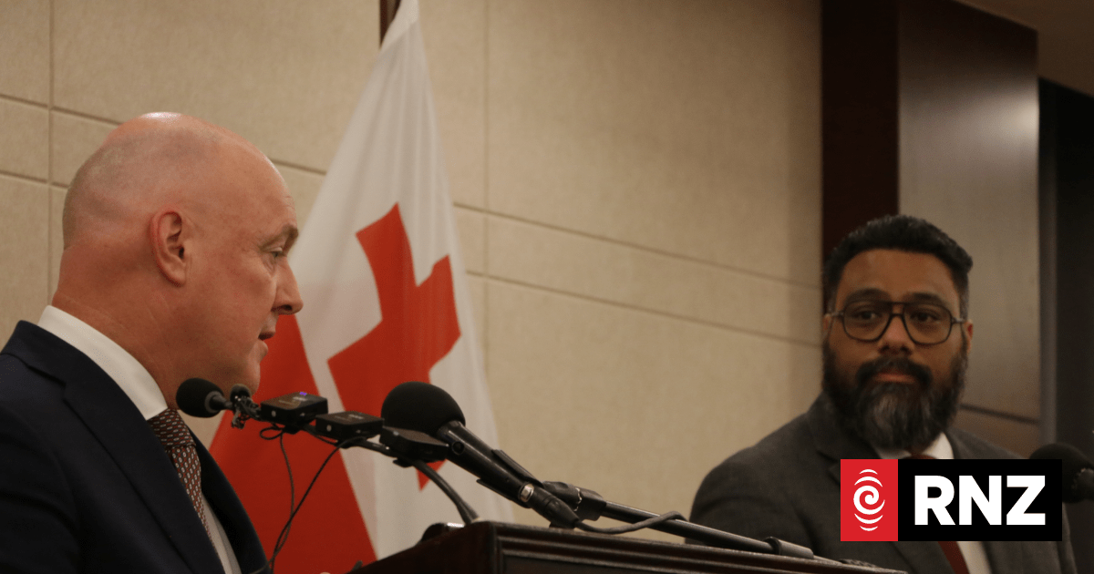 Luxon, Tongan prime minister united on sharing more data to combat transnational crime