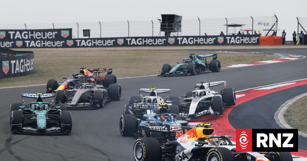 Formula 1: Kiwi Liam Lawson finishes seventh in Chinese Grand Prix