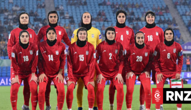 Three members of Iranian women's football team return home after seeking asylum