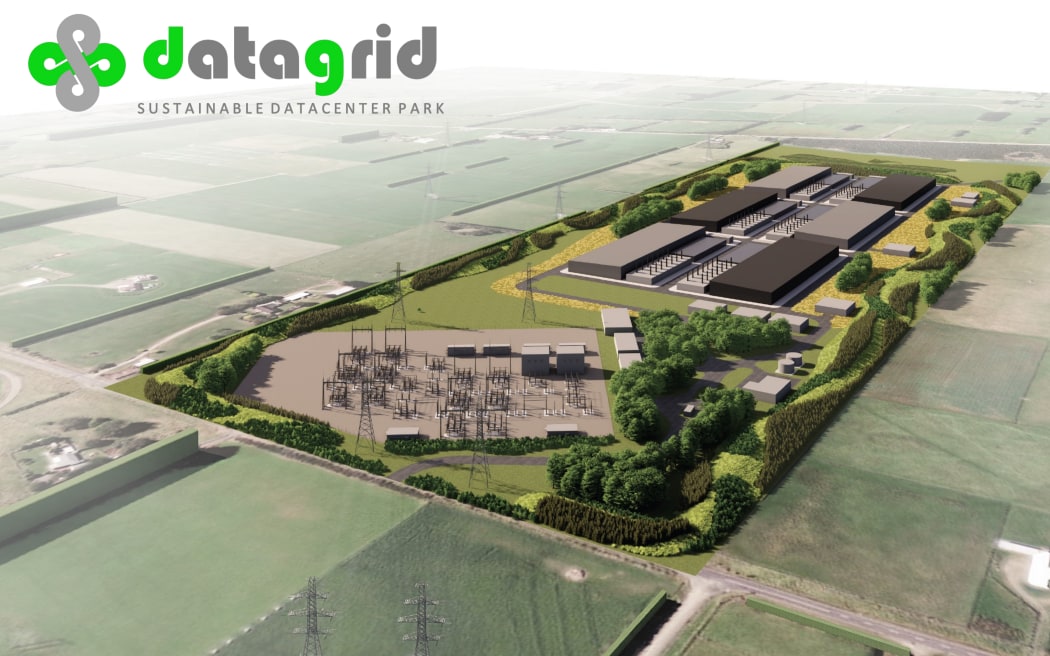 Artist's impression of how the data centre is to look.