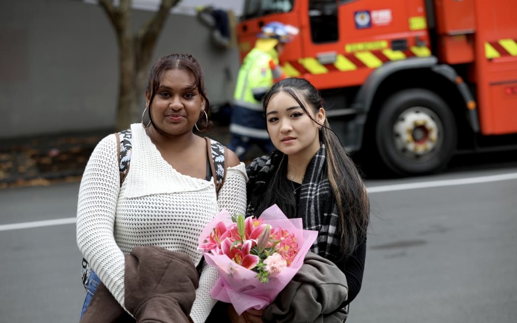 University of Auckland students Talisha Lal (left) and Katelyn Bouavong (right).