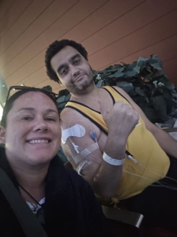 Tawhai Reti and wife Lani Reti.