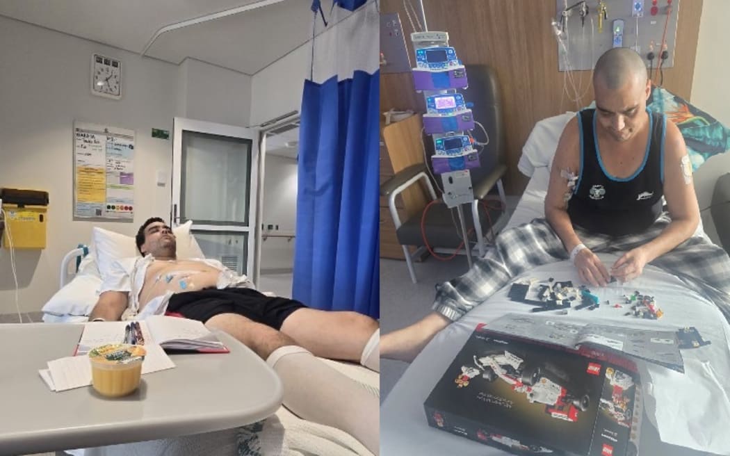 Tawhai Reti in hospital.