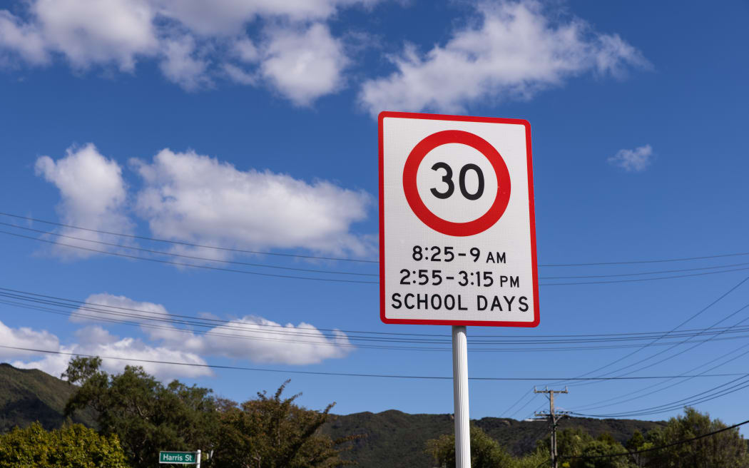 Rata St speed sign