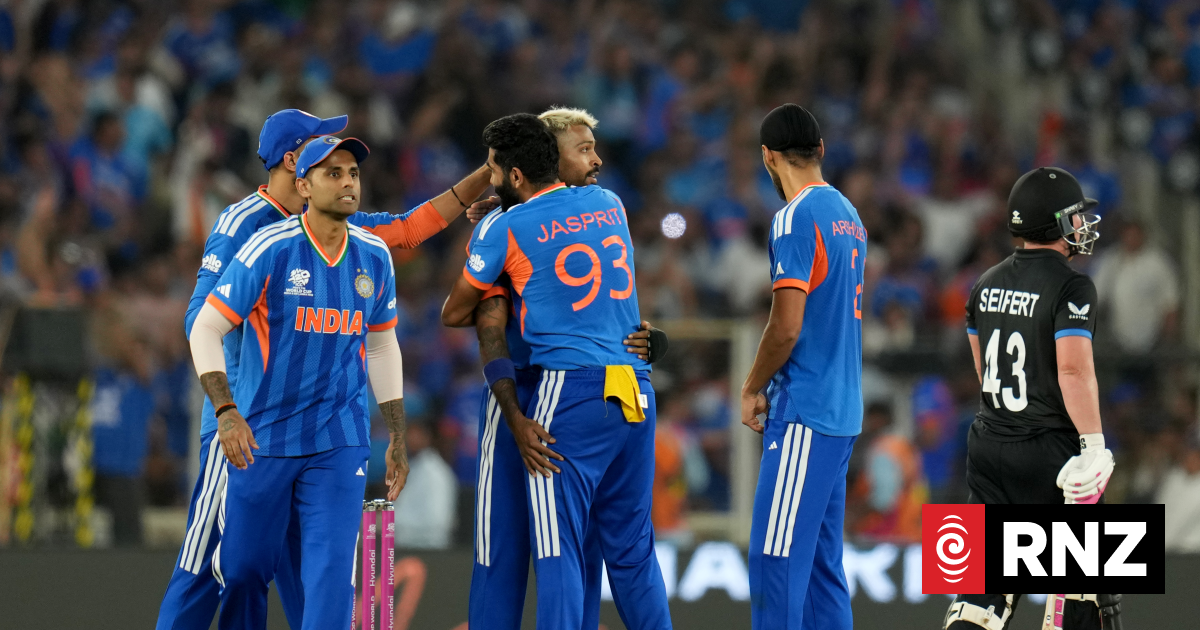 Black Caps suffer heavy defeat as defending champions India win T20 World Cup